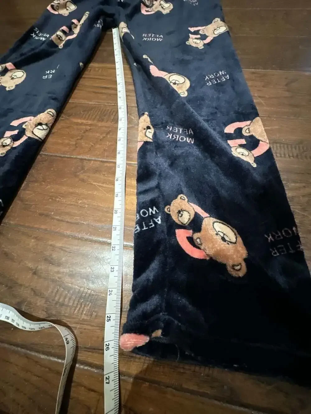 FUYUKE! After Work Teddy Bear Plush Pajama Pants One Size